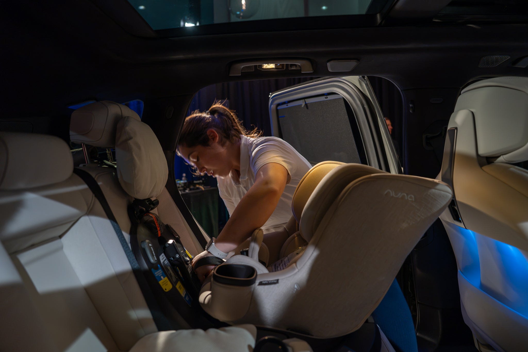 Accredited car seat installation at Sydney BMW