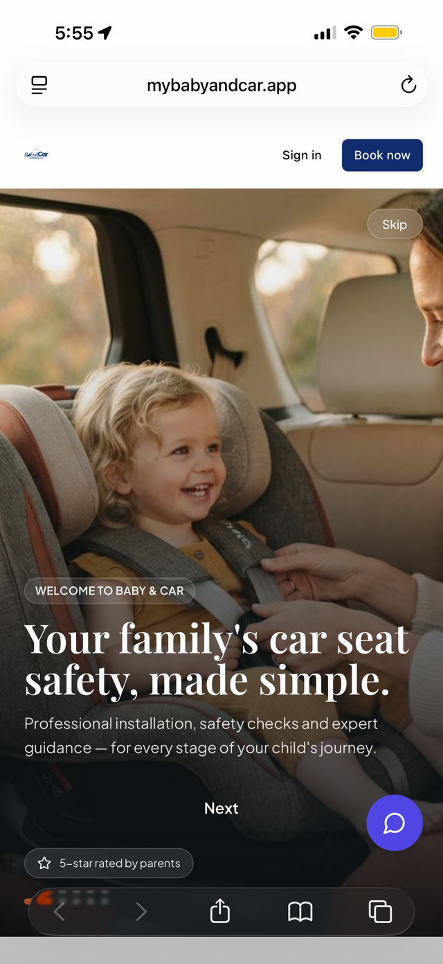 My Baby and Car app screenshot